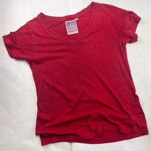 Jungmaven Ojai Red Short Sleeve Tee
